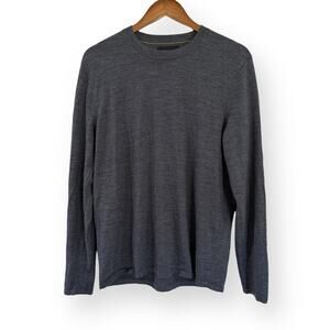 Bonobos Sweater Mens Large Crew Neck Extra Fine Merino Wool Blend Classic Preppy